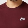 T-shirt koszulka Nike sportowa małe logo męska bordowa